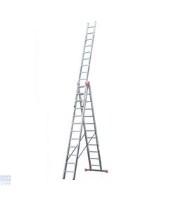 Трехэлементная раскладная стремянка KRAUSE Tribilo 3x12 (129703)