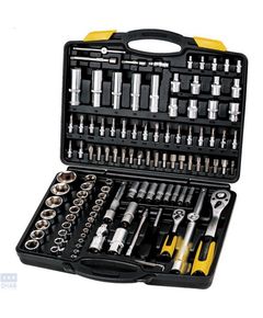 Профессиональный набор инструментов 111 ед., сталь CrV, 1/4 -1/2”, трещотка с храповым механизмом 72 зуба, ударопрочный кейс PROFI MASTERTOOL 78-5111