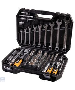 Набор инструментов 82 ед. 1/4”-1/2”, трещотка 72 зуба, ударопрочный кейс PROFI MASTERTOOL 78-5182