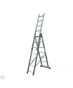 Трехэлементная раскладная стремянка KRAUSE Corda 3x7 (30375)