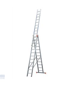 Трехэлементная раскладная стремянка KRAUSE Tribilo 3x12 (129703)