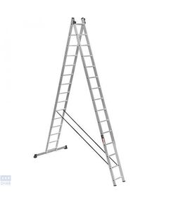 Алюминиевая двухсекционная усиленная лестница Stark 2*15 SVHR2x15pro (525215410)