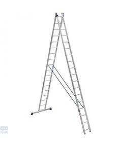 Алюминиевая двухсекционная усиленная лестница Stark 2*17 SVHR2x17pro (525217412)
