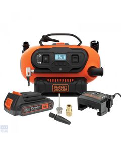 Компрессор автомобильный аккумуляторный BLACK+DECKER BDCINF18N