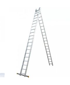 Лестница ELKOP VHR Profi 2x20 алюминиевая, 2 секции, 20 ступеней