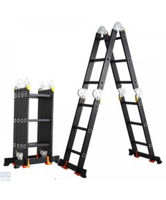 Лестница-трансформер GTM KMP403A 4*3 алюминиевая, 3.5 м