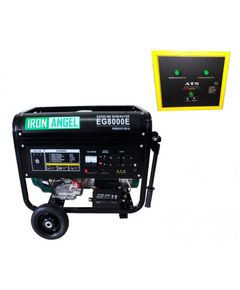 Бензиновый генератор Iron Angel EG 8000 E ATS