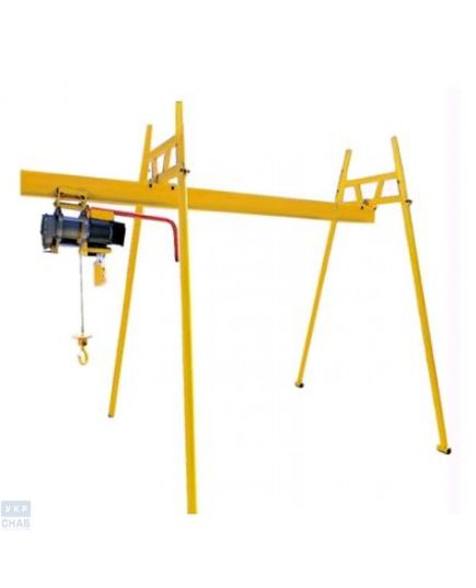 Подъемник грузовой строительный ПГС-0,4 (Балка консольная+лебедка)