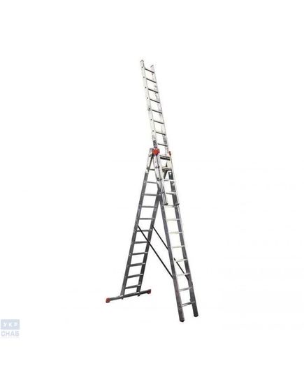 Трехэлементная раскладная стремянка KRAUSE Tribilo 3x10 (129680)