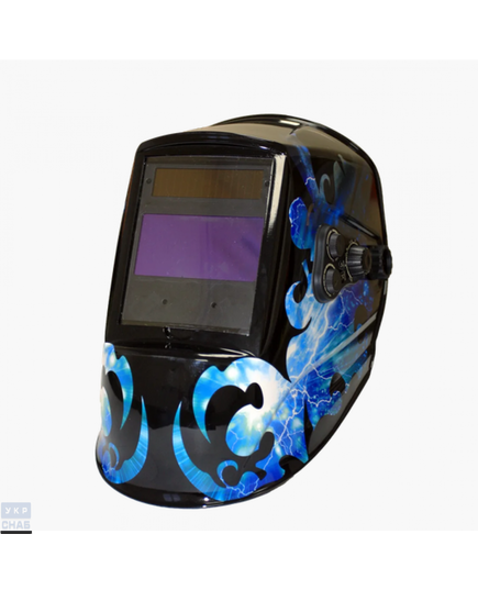 Сварочная маска MegaTec "КОМАНДОР" 423R (blue flash)