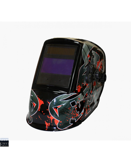 Сварочная маска MegaTec "КОМАНДОР" 423R (red flash)