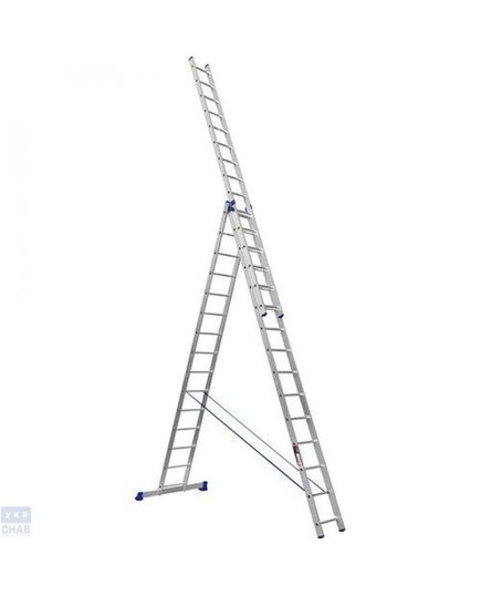Алюминиевая трехсекционная усиленная лестница Stark 3*12 SVHR3x12pro (525312510)