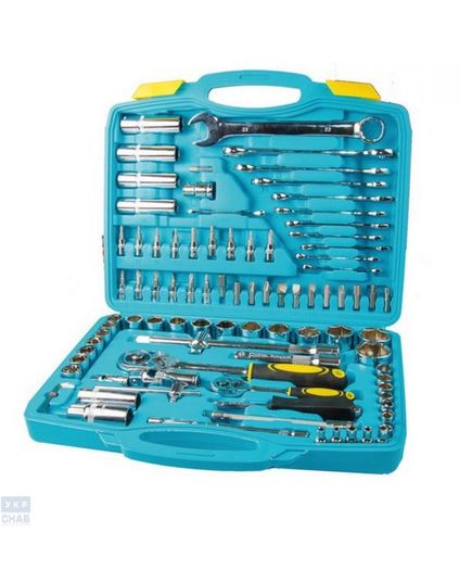 Набор ключей и насадок торцевых 1/4” и 1/2” с трещоткой 24 зуба, 95 шт в кейсе ТИТУЛ 78-7095