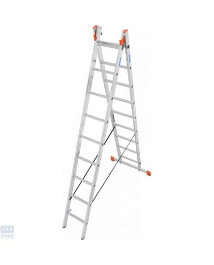 Двухэлементная раскладная стремянка KRAUSE Dubilo 2x9 (129475)