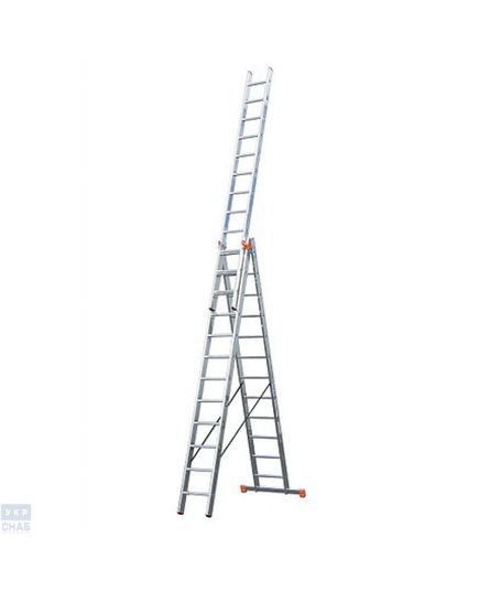 Трехэлементная раскладная стремянка KRAUSE Tribilo 3x12 (129703)