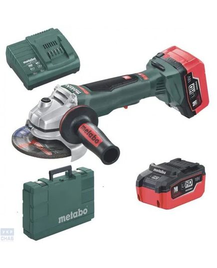 Аккумуляторная угловая шлифовальная машина Metabo WPB 18 LTX BL 125 Quick (613075660)