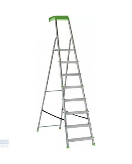 Стремянка 8сх Elkop строительная с полочкой (38775)