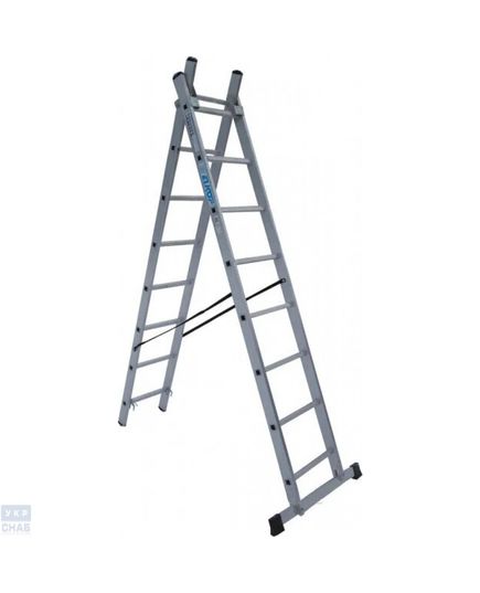 Лестница алюминиевая Elkop 2-х секц.VHR T 2x8 (37494)
