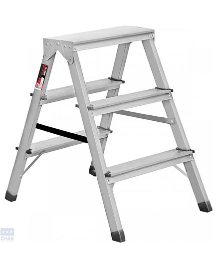 Двухсторонняя стремянка алюминиевая Stark 3 ст. SDHR403 (525230201)