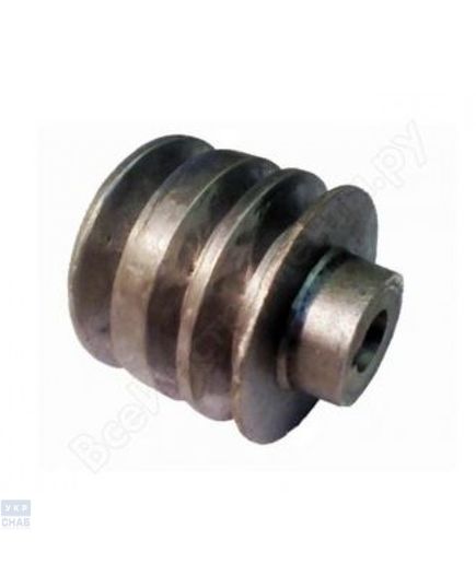 Шкив 3 ручейный 85мм под вал 20мм профиль В (0001033)