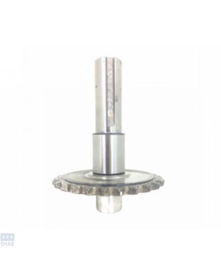 Вал со звездой понижающего редуктора Z26 168F (0027230)