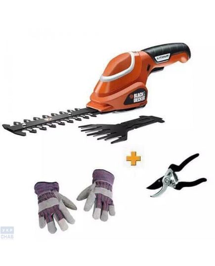 Кусторез-ножницы аккумуляторные BLACK+DECKER GSL700KIT