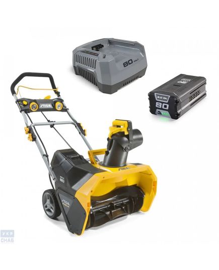 Снегоуборщик аккумуляторный бесщёточный STIGA ST8051AE + 1111-9310-01 + 1111-9311-01