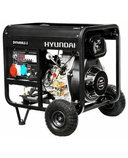 Дизельный генератор Hyundai DHY 6000LE-3