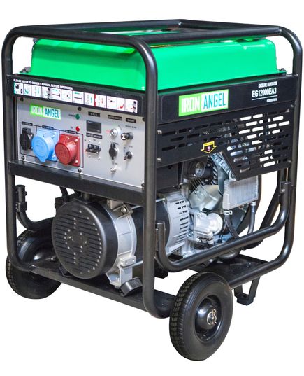 Генератор IRON ANGEL EG12000EA3 + блок автоматики