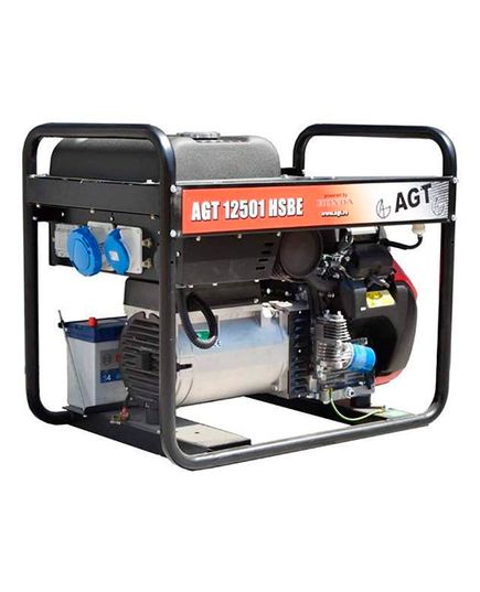 Бензиновый генератор AGT 12501 HSBE R16