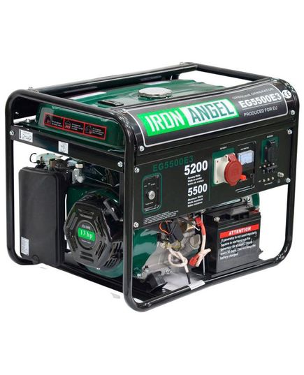 Бензиновый генератор Iron Angel EG 5500 E3 ATS