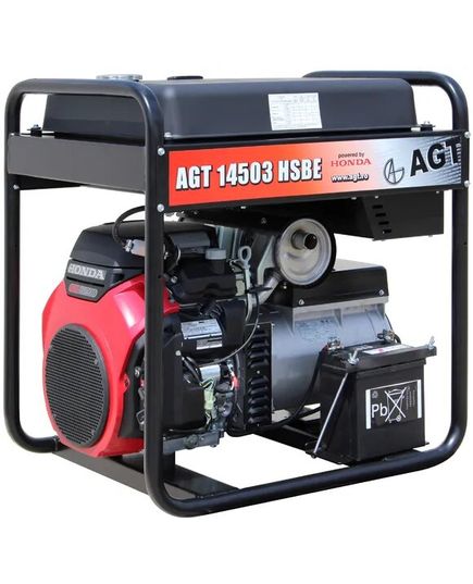 Генератор бензиновый AGT 14503 HSBE R45 + AVR