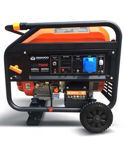 Генератор бензиновый Daewoo GDA 7500 E