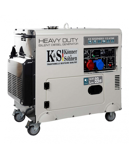 Генератор дизельный Könner&Söhnen KS 9202HDES-1/3 ATSR