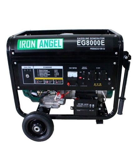 Гибридный генератор Iron Angel EG 8000E ГАЗ-БЕНЗИН