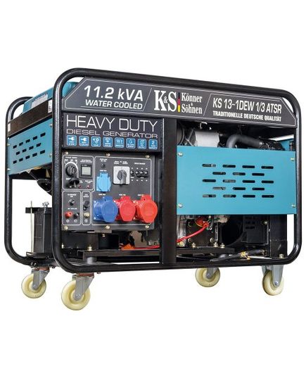 Генератор дизельный Könner&Söhnen KS 13-1DEW 1/3 ATSR